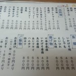 三徳 - メニュー