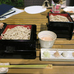 恵比寿 箸庵 - クルミだれせいろ