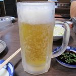 みらく - 飲めない後輩を横目に取り敢えずビールと後輩はコーラで乾杯！