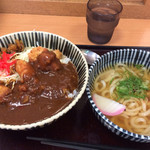 こかげ亭 - カレー丼＋うどんセット