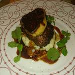 WINE & Craft Beer Bistro ミヤマス - 和牛ハンバーグとフォアグラだよ