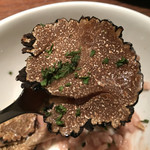 ワインレストラン ドミナス - 赤ワインリゾット・トリュフ乗せ