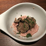 ワインレストラン ドミナス - 赤ワインリゾット・トリュフ乗せ