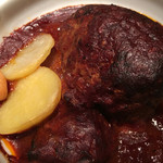 ワインレストラン ドミナス - フォアグラ包みハンバーグ・赤ワインソース