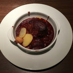 ワインレストラン ドミナス - フォアグラ包みハンバーグ・赤ワインソース