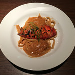 ワインレストラン ドミナス - オマールのフェットチーネ・アメリケーヌソース