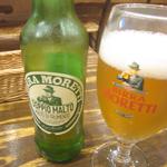 トラットリア ダ コヴィーノ - モレッティ ドッピオ・モルト　￥800