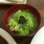 カレー屋ピノ樹オ - 味噌汁