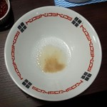 豚骨食堂 - 豚骨ラーメン500円／平成28年7月