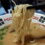 豚骨食堂 - 豚骨ラーメン500円／平成28年7月