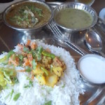 スパイス・ツリー - ２種盛りカレー（ラム）もう一種は別盛り