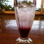 Lamp - 沈殿させてあるシロップ混ぜていただきます。炭酸が涼しさ演出します。