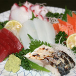 旬香 - 本日のお造り5種盛り2590円