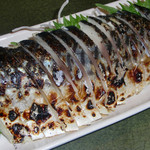 Shunka - 特大炙り〆鯖のお造り880円