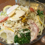 焼肉ハウス香洛園 - 特製野菜サラダ