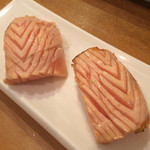 淳ちゃん寿し - 炙りサーモン