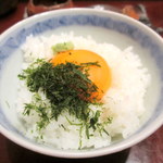 滋味 康月 - 卵かけごはん＆青のり