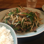 Taiga - ニラレバ定食