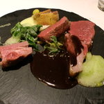 フロリレージュ - 蝦夷鹿のローストが自分のメイン