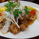 中華厨房 久華 - 黒酢の酢豚