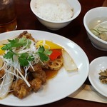 中華厨房 久華 - 黒酢酢豚定食