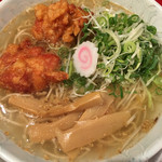 牡丹 - 塩ラーメン☆ チャーシューでなく鳥からchoice