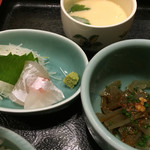 鮮菜家 - 小鉢
      刺身・おきゅうと