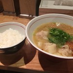 地球の中華そば - 白湯そば＆ひとくちごはん