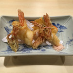 旬菜 おぐら家 - 足赤海老天ぷら