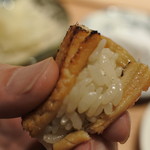 寿しの吉乃 - 2016.08　シャリは赤酢を使用