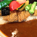 タケウチ - イベリコ豚のカツカレー膳950円