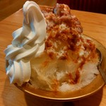 コメダ珈琲店 - 「キャラメルミルク＆ソフト氷」