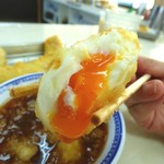 天ぷら　えびす食堂 - 半熟卵