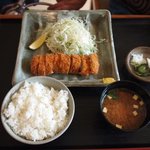 とん起 - チーズとんかつ定食