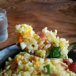 ゆうき - 米粒が玉子に包まれるように炒められているのでふんわりした食感で黄金色に輝くのが美しい！