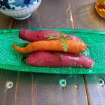 ヒコタロウ - サツマイモと人参の煮物