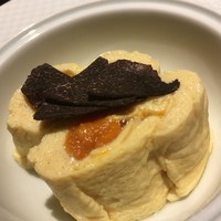 西麻布 いちの - ウニダシ巻き玉子、冬トリュフ乗せ