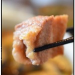 麦の蔵 - バラ肉・茄子のはさみ揚げ・ねぎ