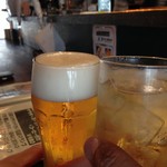 サッチモ - H.28.8.2.昼 ハイボール vs 生ビール de 乾杯♪