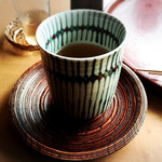 Myouken Ishiharasou Shokusai Ishikura - お食事の途中でお茶も出てきます