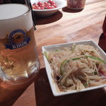 シリンゴル - 生ビール＆その日のお通し