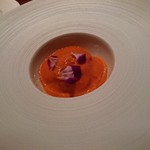 NOUVE - 鯵のタルタル　パプリカのソース