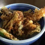 手打ちそば処 鈴喜 - ミニ天丼アップ