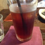 CAFE KICHI - 2016年7月：水出しコーヒー(\540)…色が薄くて大丈夫かと思いましたが、見た目より美味しかったです