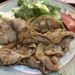 よっしゃ - 生姜焼き定食 730円