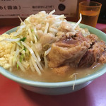 ラーメン二郎 - 「普通盛」700円(ヤサイ、ニンニク、アブラ)