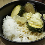 u-ma kagurazaka - 茄子とズッキーニのお茶碗タイカレー