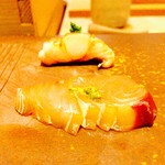 鮓 きずな - 【淡路島】さわら漬けお造り【山口県】太刀魚炙り!!