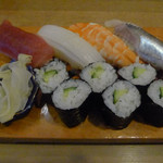 Sakura Sushi - お寿司天麩羅膳のにぎり寿司