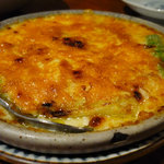 アスパラとエビのチーズ焼き